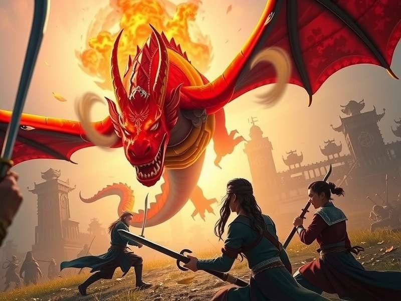 Solaris Draco Warriors gameplay screenshot showing dragon combat